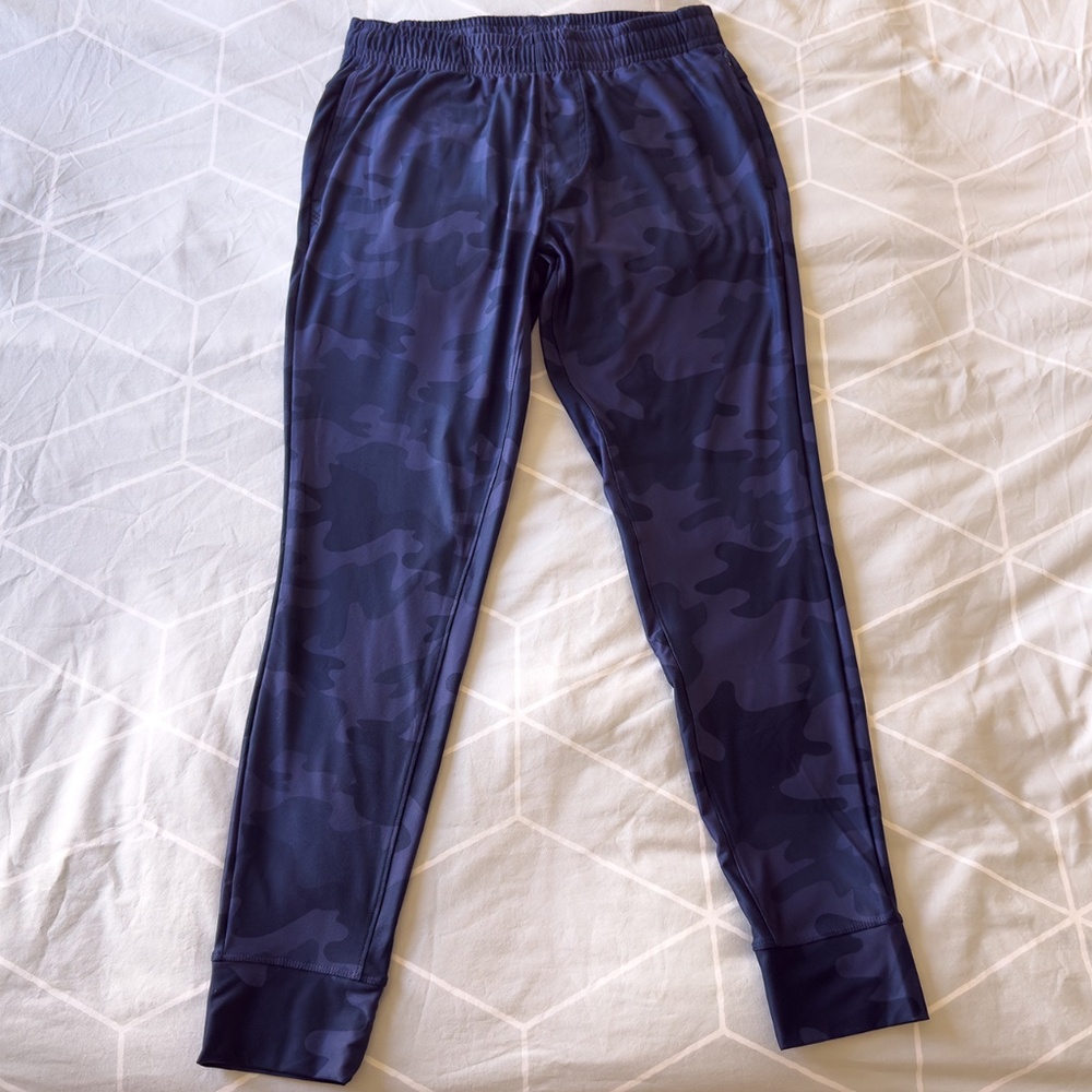 Rhone Spar Camo Joggers - Blue Camo Men's Size Small New Without Tags